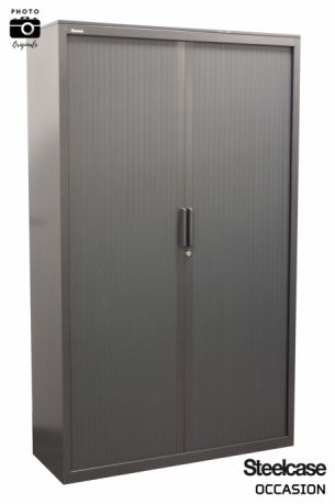 armoire métallique grise steelcase occasion