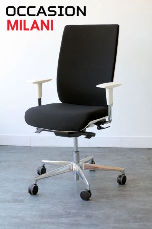 fauteuil ergonomique noir milani