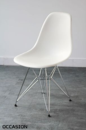 vitra plastic side chair eames chaise