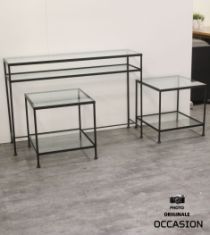 console table verre occasion