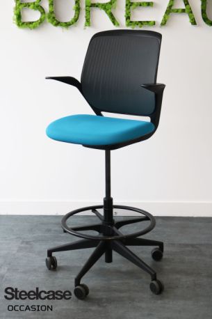 tabouret haut chaise b free steelcase