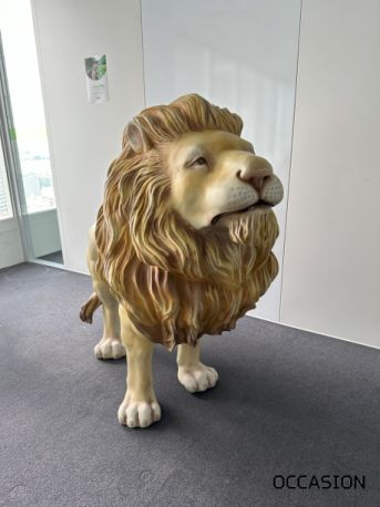savane lion resine statut occasion