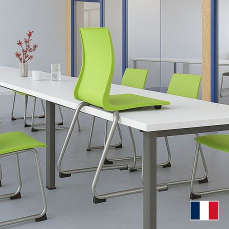 chaise collectivité appui sur table 