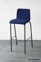 Chaise haute en tissu
