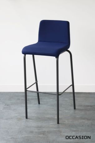Chaise haute en tissu