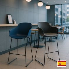 Tabouret chaise haute collectivité coque