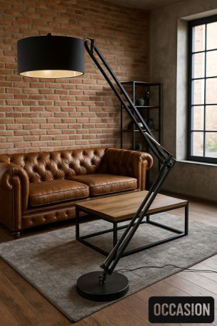 lampe loft industrielle métallique articulé