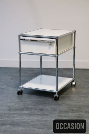 caisson occasion reconditionn&eacute; usm haller blanc