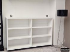 buffet blanc biblioth&egrave;que occasion 