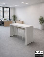 table haute blanche panco lapalma romano marcato