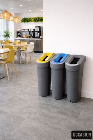poubelles tri selectif recyclage occasion 