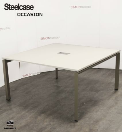 table de réunion carré occasion steelcase