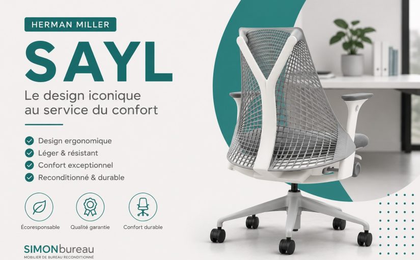 Fauteuil de bureau SAYL d&rsquo;Herman Miller